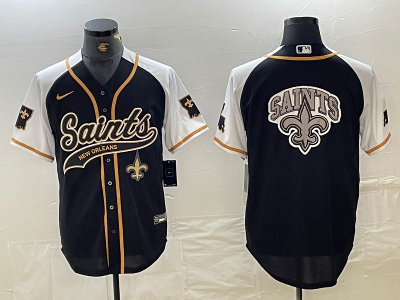 Men New Orleans Saints Blank Black Grateful Joint Name 2024 Nike Limited NFL Jersey style 4->san diego padres->MLB Jersey